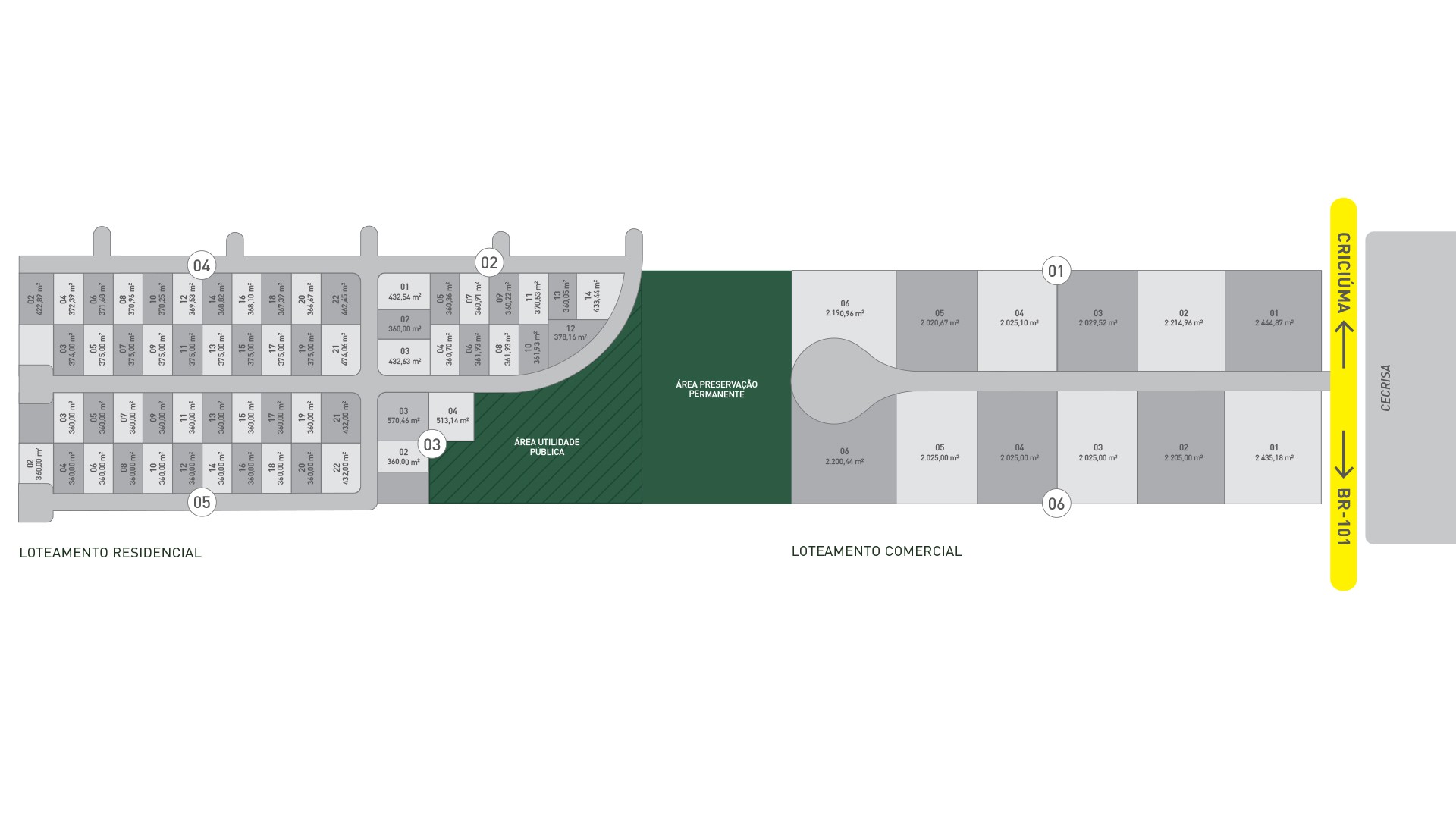 Terreno residencial Loteamento Monterey